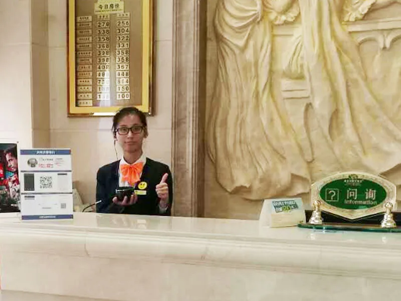 Hotel check-in
